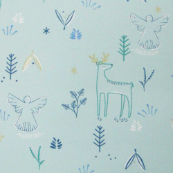Printed Cotton MAGNUS Glacier / Gold22